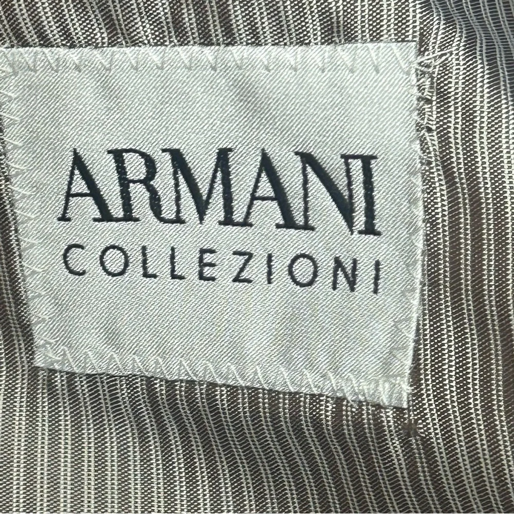 Armani Collezioni Classic linen‎ blend Gray Sport Coat